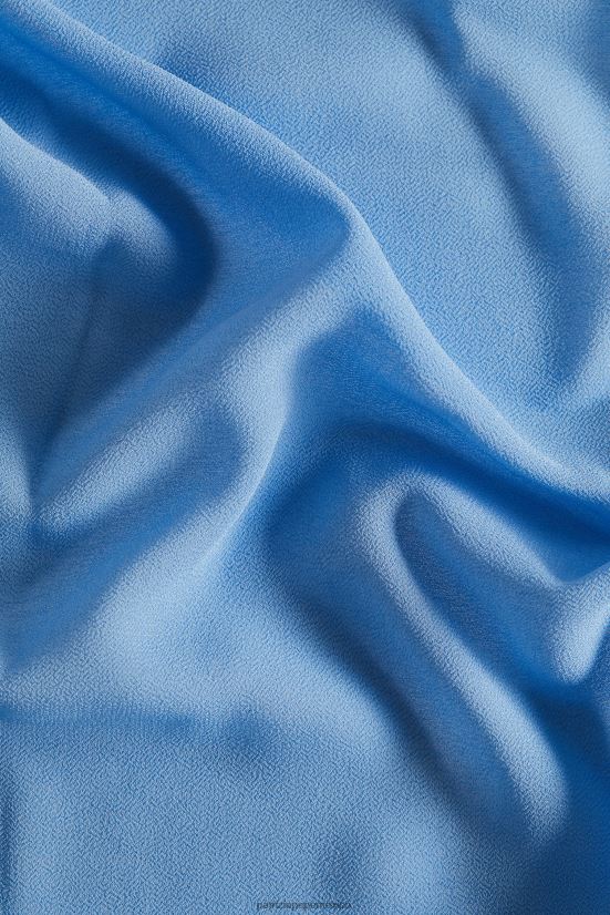 accesorio mx Patrizia Pepe mujer estola de crepé azul ceramica 66024R929