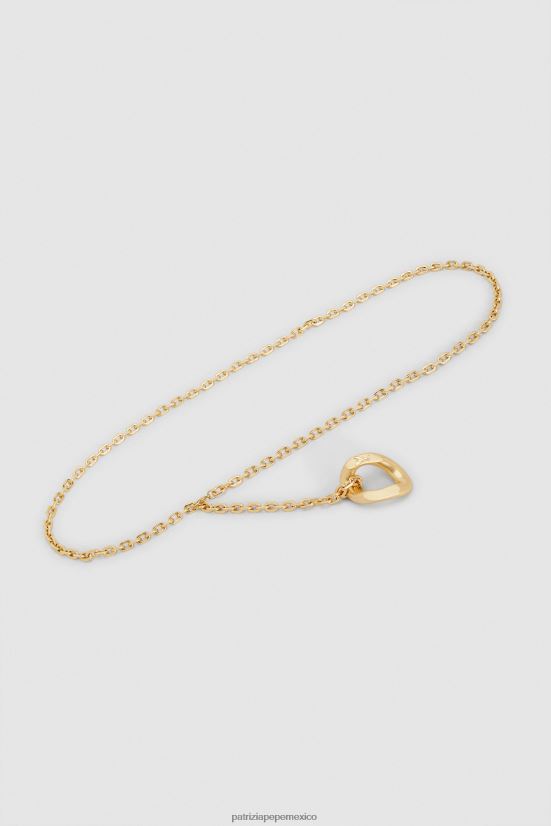 accesorio mx Patrizia Pepe mujer cinturón de cadena ajustable oro antiguo 66024R1000
