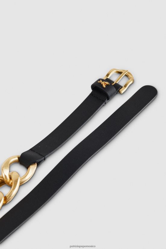 accesorio mx Patrizia Pepe mujer cinturón dorado con maxicadena Nerón 66024R970