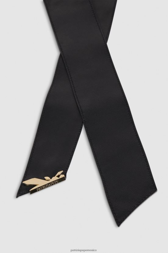 accesorio mx Patrizia Pepe mujer cinturón suave de cintura alta Nerón 66024R967