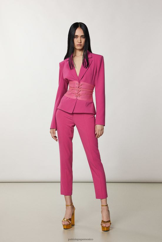 accesorio mx Patrizia Pepe mujer corsé rosa cereza 66024R956