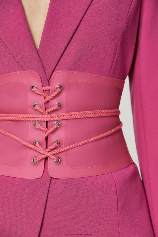 accesorio mx Patrizia Pepe mujer corsé rosa cereza 66024R956