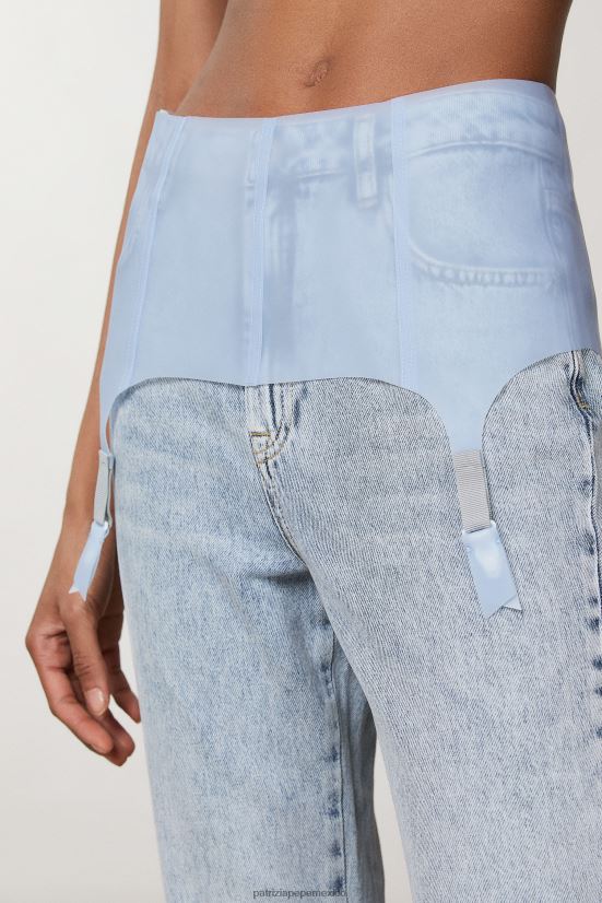 accesorio mx Patrizia Pepe mujer vasco femenino polvo del cielo 66024R957