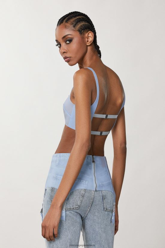 accesorio mx Patrizia Pepe mujer vasco femenino polvo del cielo 66024R957