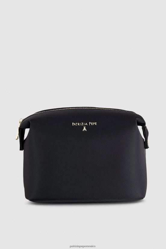 accesorio mx Patrizia Pepe mujer estuche de belleza de nailon Nerón 66024R992