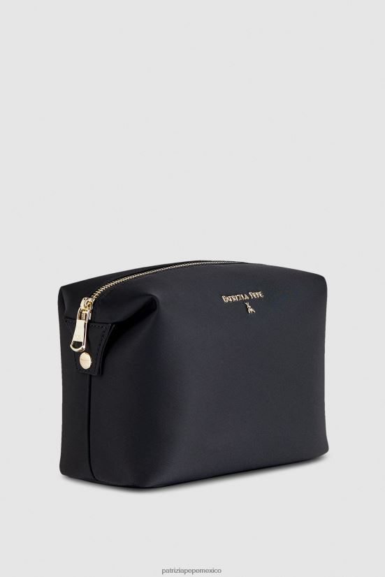accesorio mx Patrizia Pepe mujer estuche de belleza de nailon Nerón 66024R992