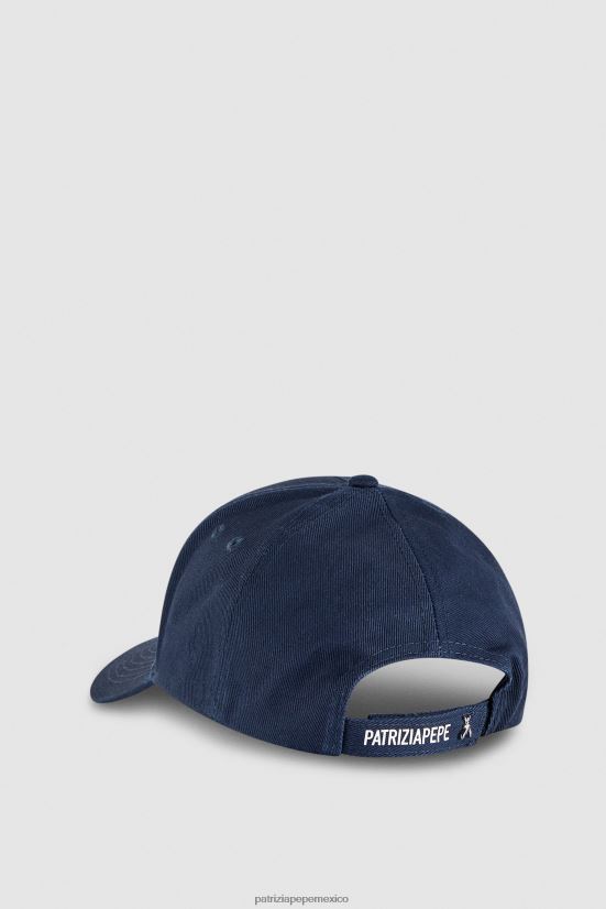 accesorio mx Patrizia Pepe mujer gorra de béisbol volar azul francés 66024R934