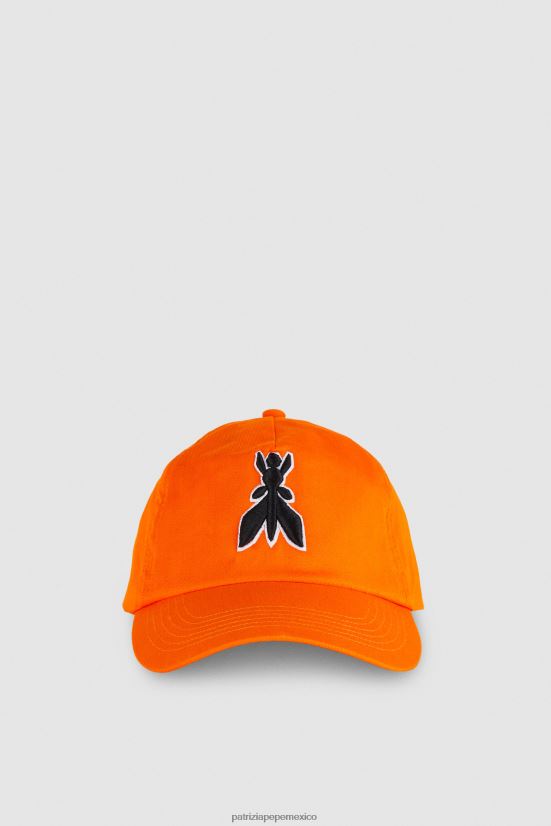 accesorio mx Patrizia Pepe mujer gorra de béisbol volar naranja 66024R938