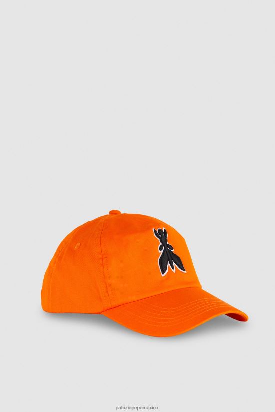accesorio mx Patrizia Pepe mujer gorra de béisbol volar naranja 66024R938