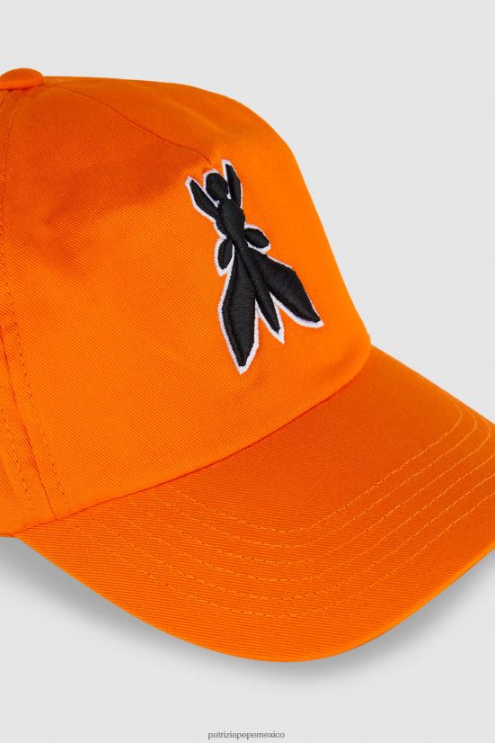 accesorio mx Patrizia Pepe mujer gorra de béisbol volar naranja 66024R938