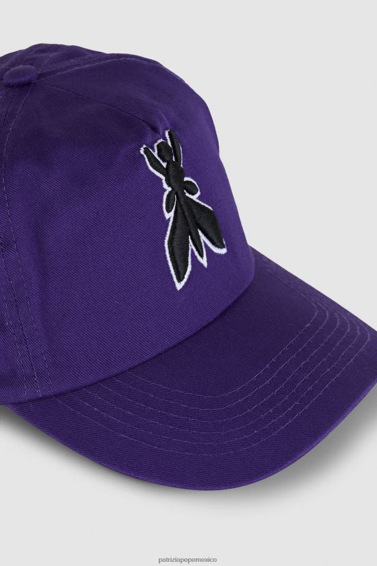 accesorio mx Patrizia Pepe mujer gorra de béisbol volar púrpura 66024R940