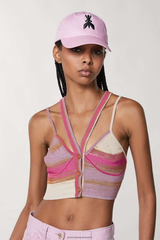 accesorio mx Patrizia Pepe mujer gorra de béisbol volar rosa 66024R939