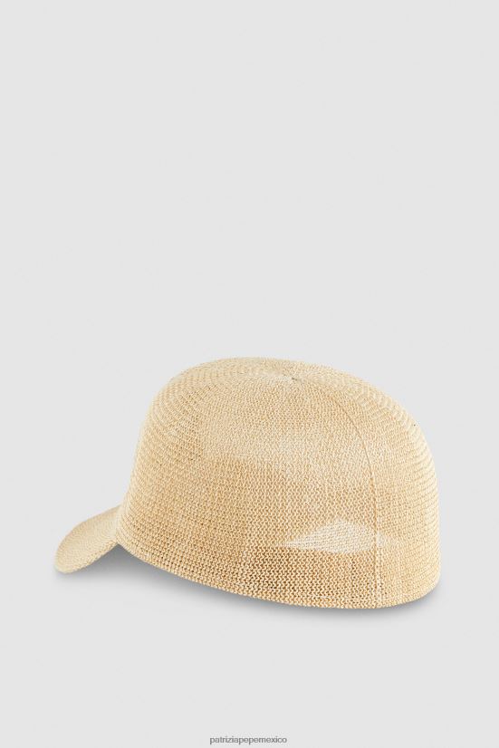 accesorio mx Patrizia Pepe mujer gorra visera arena 66024R933