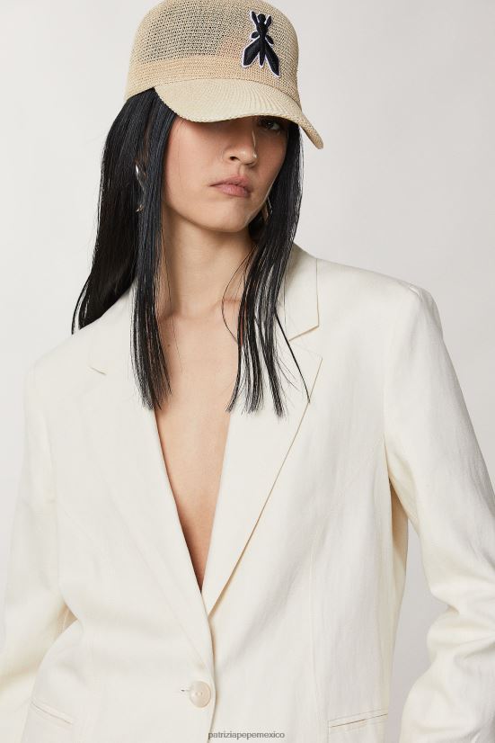accesorio mx Patrizia Pepe mujer gorra visera arena 66024R933