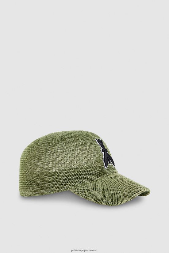 accesorio mx Patrizia Pepe mujer gorra visera verde militar 66024R1002