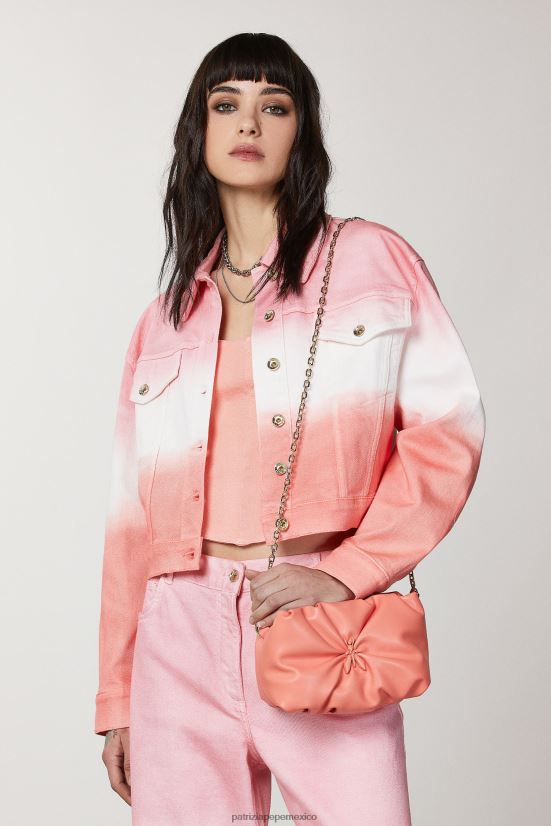 bolsas| mx Patrizia Pepe mujer embrague de almohada de mosca Durazno jugoso 66024R806