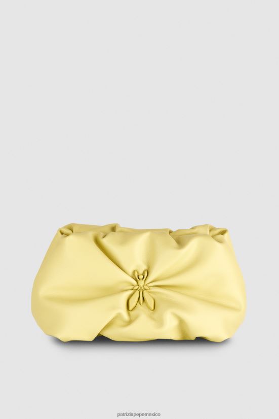 bolsas| mx Patrizia Pepe mujer embrague de almohada de mosca lima soleada clara 66024R805
