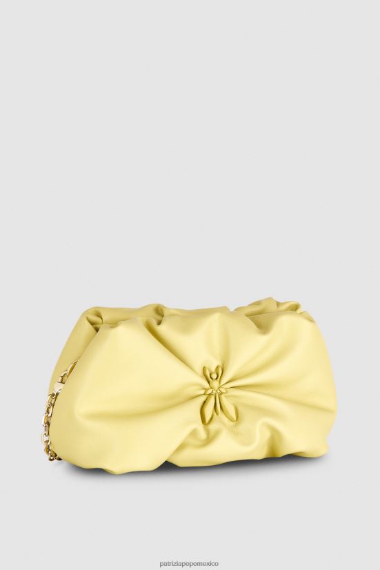 bolsas| mx Patrizia Pepe mujer embrague de almohada de mosca lima soleada clara 66024R805