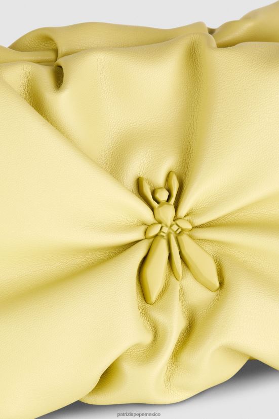 bolsas| mx Patrizia Pepe mujer embrague de almohada de mosca lima soleada clara 66024R805