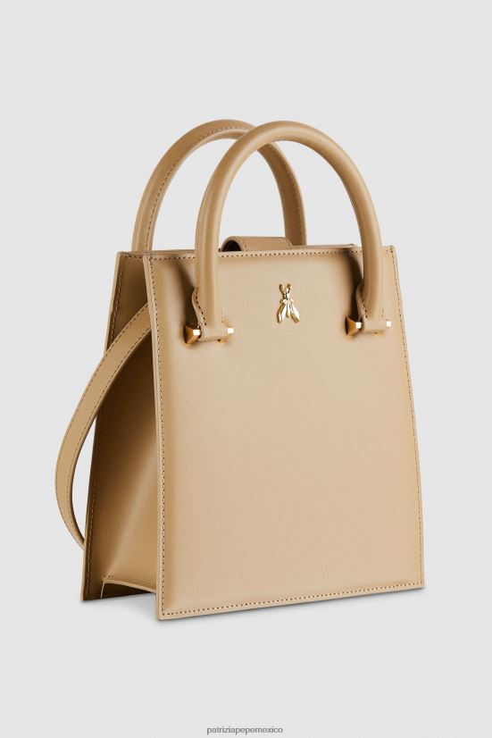 bolsas| mx Patrizia Pepe mujer bolso con correa para el hombro arena de invierno 66024R758