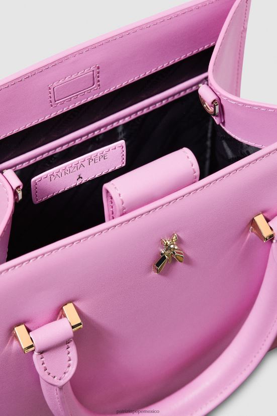 bolsas| mx Patrizia Pepe mujer bolso con correa para el hombro malva virtual 66024R761