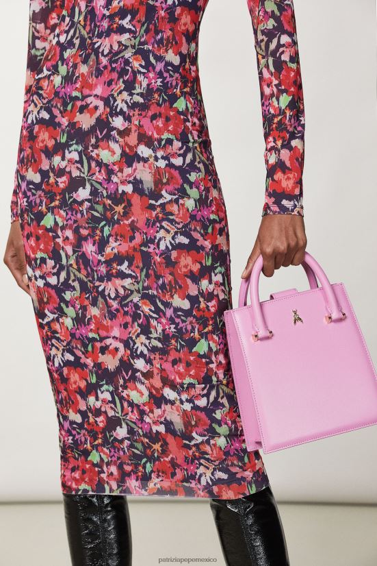 bolsas| mx Patrizia Pepe mujer bolso con correa para el hombro malva virtual 66024R761