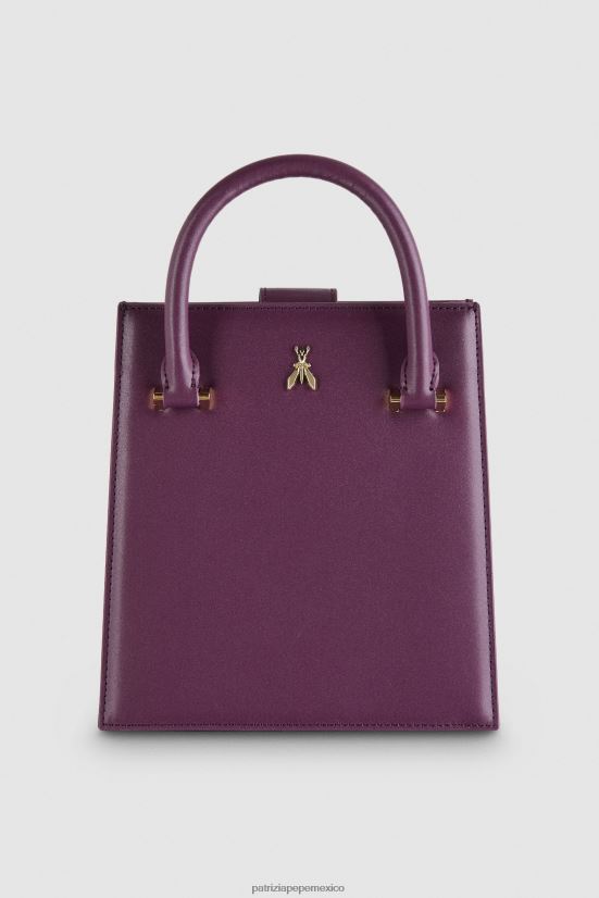 bolsas| mx Patrizia Pepe mujer bolso con correa para el hombro morado futurista 66024R756