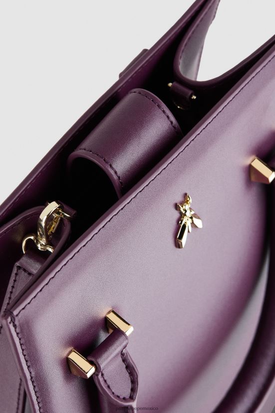 bolsas| mx Patrizia Pepe mujer bolso con correa para el hombro morado futurista 66024R756