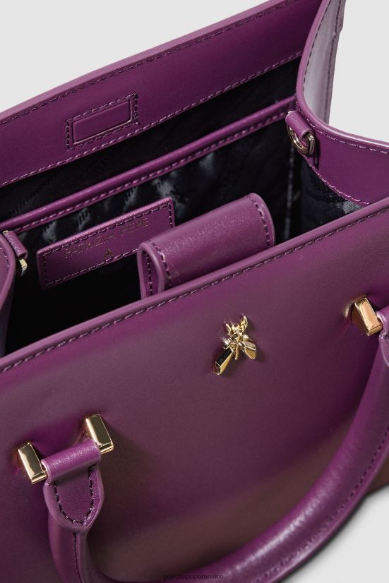 bolsas| mx Patrizia Pepe mujer bolso con correa para el hombro morado futurista 66024R756