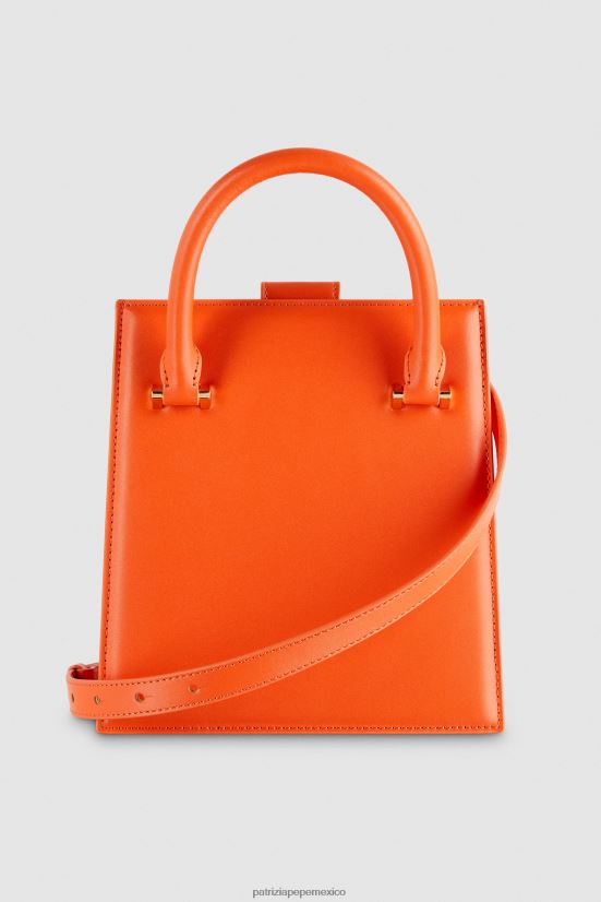 bolsas| mx Patrizia Pepe mujer bolso con correa para el hombro naranja solar 66024R760