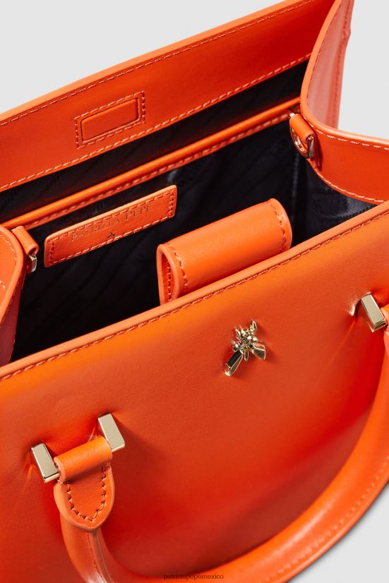 bolsas| mx Patrizia Pepe mujer bolso con correa para el hombro naranja solar 66024R760