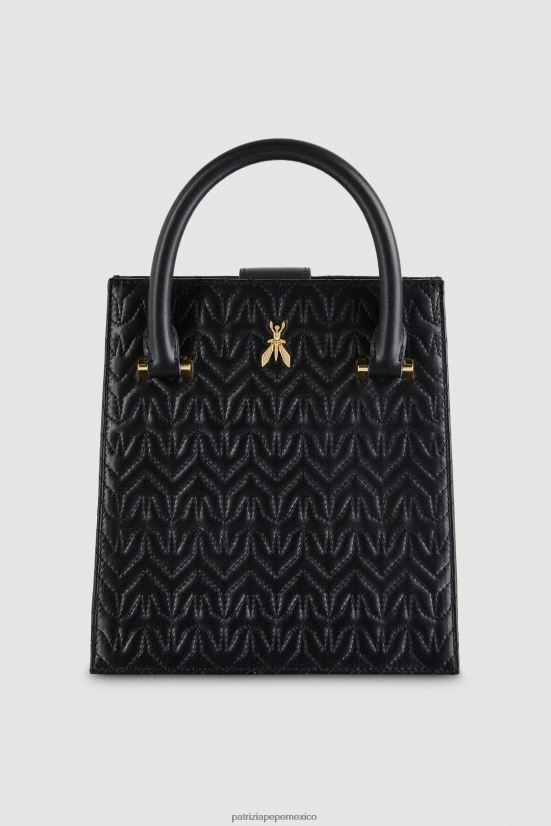 bolsas| mx Patrizia Pepe mujer bolso de cuero Nerón 66024R754