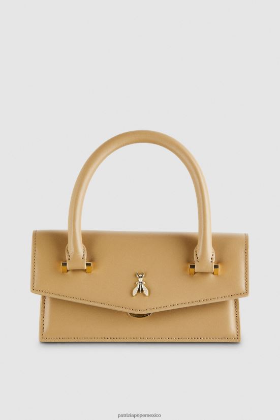 bolsas| mx Patrizia Pepe mujer mosca de cuero bamby arena de invierno 66024R746