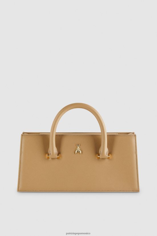 bolsas| mx Patrizia Pepe mujer mosca de cuero bamby arena de invierno 66024R759