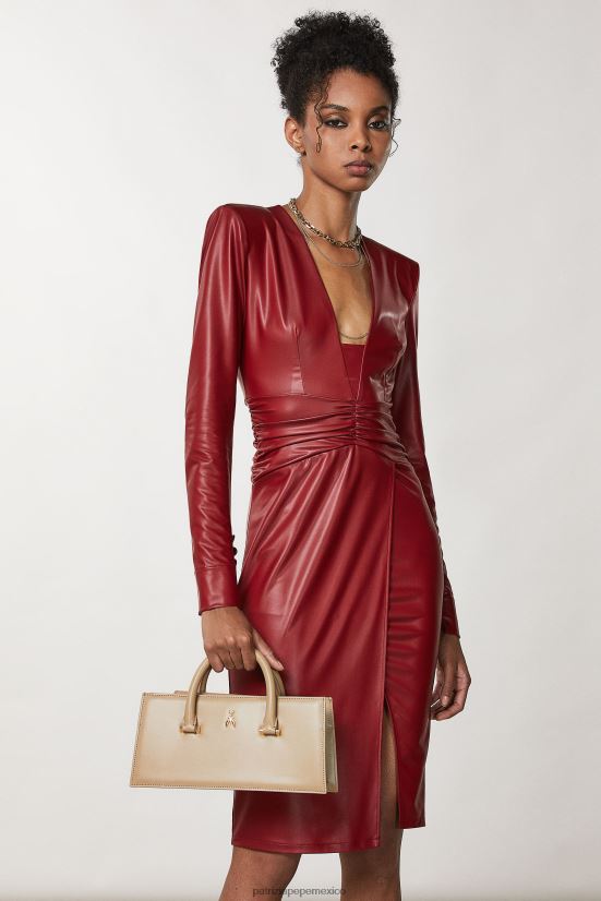 bolsas| mx Patrizia Pepe mujer mosca de cuero bamby arena de invierno 66024R759