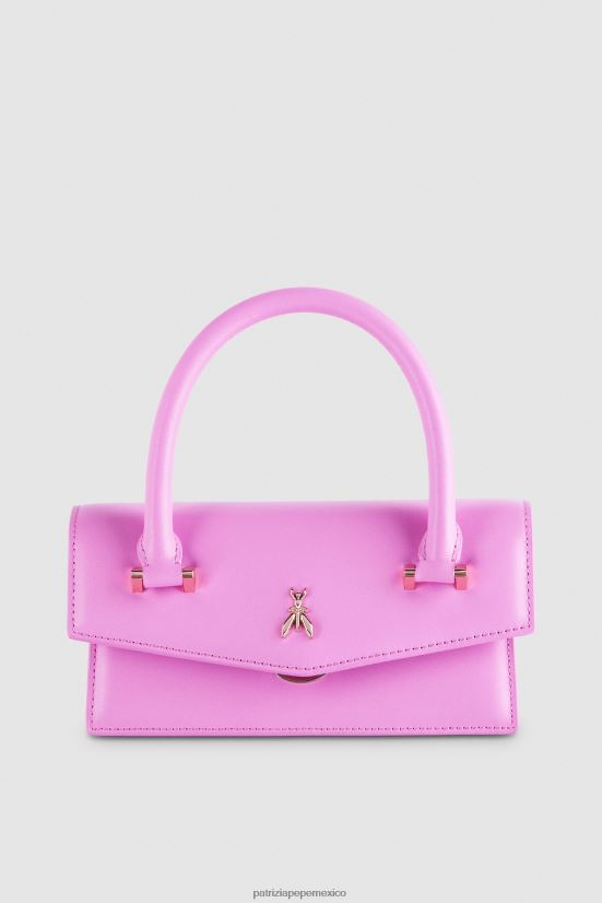 bolsas| mx Patrizia Pepe mujer mosca de cuero bamby malva virtual 66024R748