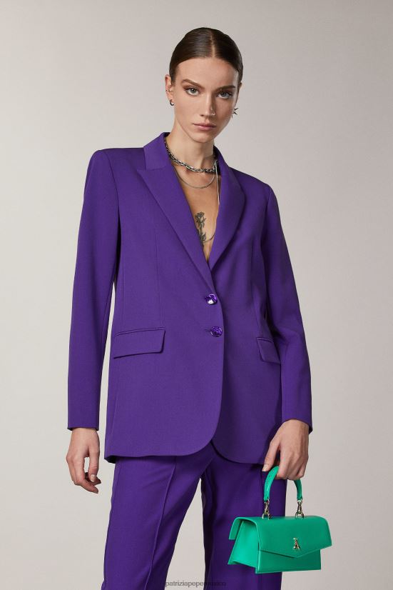 bolsas| mx Patrizia Pepe mujer volar bebé de cuero ácido verde 66024R739