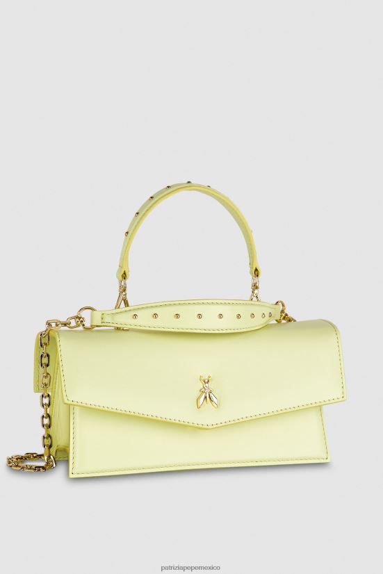 bolsas| mx Patrizia Pepe mujer volar bebé de cuero lima soleada clara 66024R737