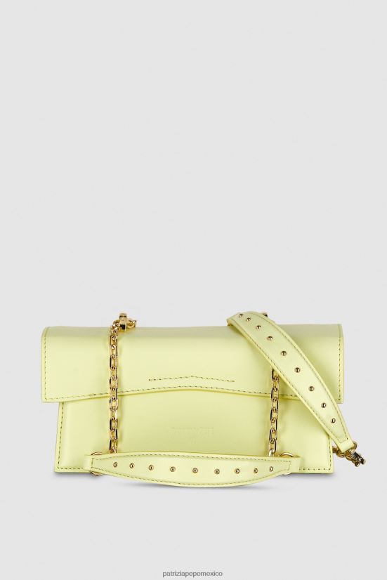 bolsas| mx Patrizia Pepe mujer volar bebé de cuero lima soleada clara 66024R737