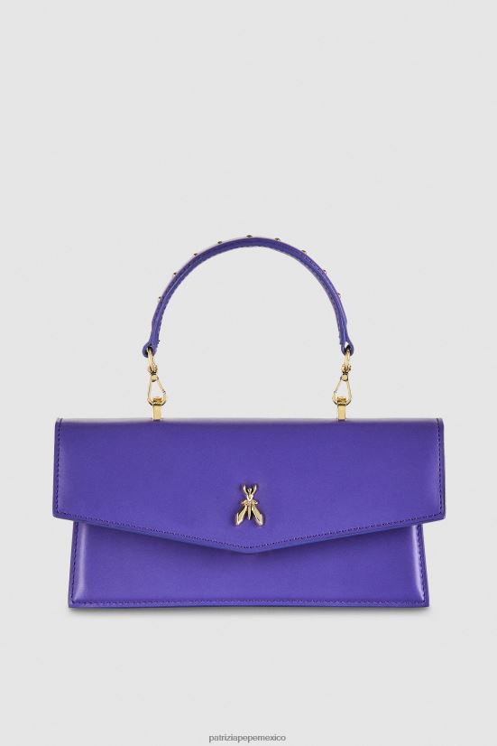 bolsas| mx Patrizia Pepe mujer volar bebé de cuero ultravioleta 66024R740