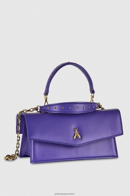 bolsas| mx Patrizia Pepe mujer volar bebé de cuero ultravioleta 66024R740