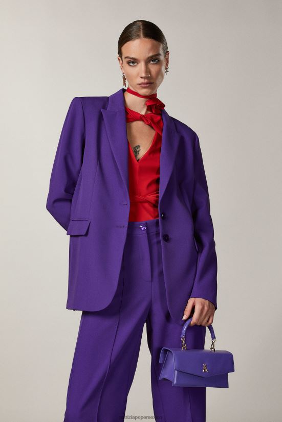 bolsas| mx Patrizia Pepe mujer volar bebé de cuero ultravioleta 66024R740