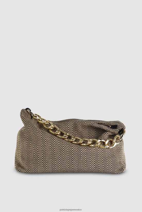 bolsas| mx Patrizia Pepe mujer bolsa de tela blanco negro 66024R822