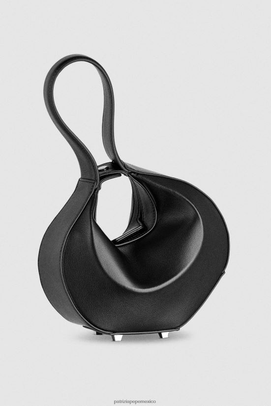 bolsas| mx Patrizia Pepe mujer bolso estilo hobo pequeño Nerón 66024R765