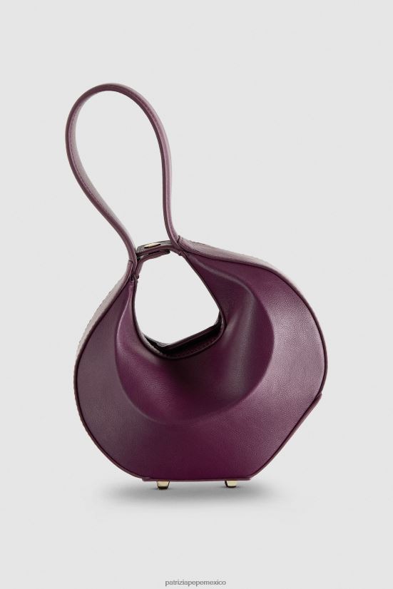bolsas| mx Patrizia Pepe mujer bolso estilo hobo pequeño morado futurista 66024R770