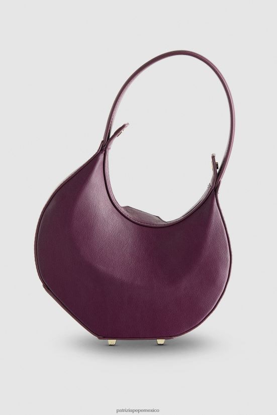 bolsas| mx Patrizia Pepe mujer bolso estilo hobo pequeño morado futurista 66024R770