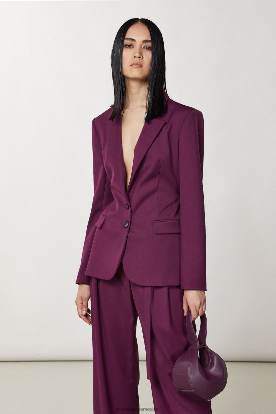 bolsas| mx Patrizia Pepe mujer bolso estilo hobo pequeño morado futurista 66024R770