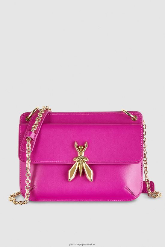 bolsas| mx Patrizia Pepe mujer bandolera Match Fly orquídea morada 66024R823