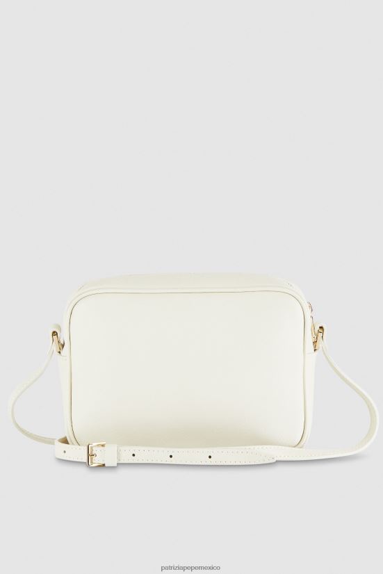 bolsas| mx Patrizia Pepe mujer bolso bandolera con estuche para cámara blanquecino 66024R826
