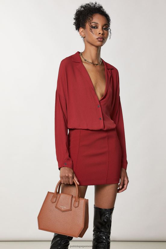 bolsas| mx Patrizia Pepe mujer bolso grande nueva cuio 66024R790